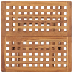 Tavolo da Giardino Pieghevole 50x50x50 cm in Massello di Teak cod mxl 34139