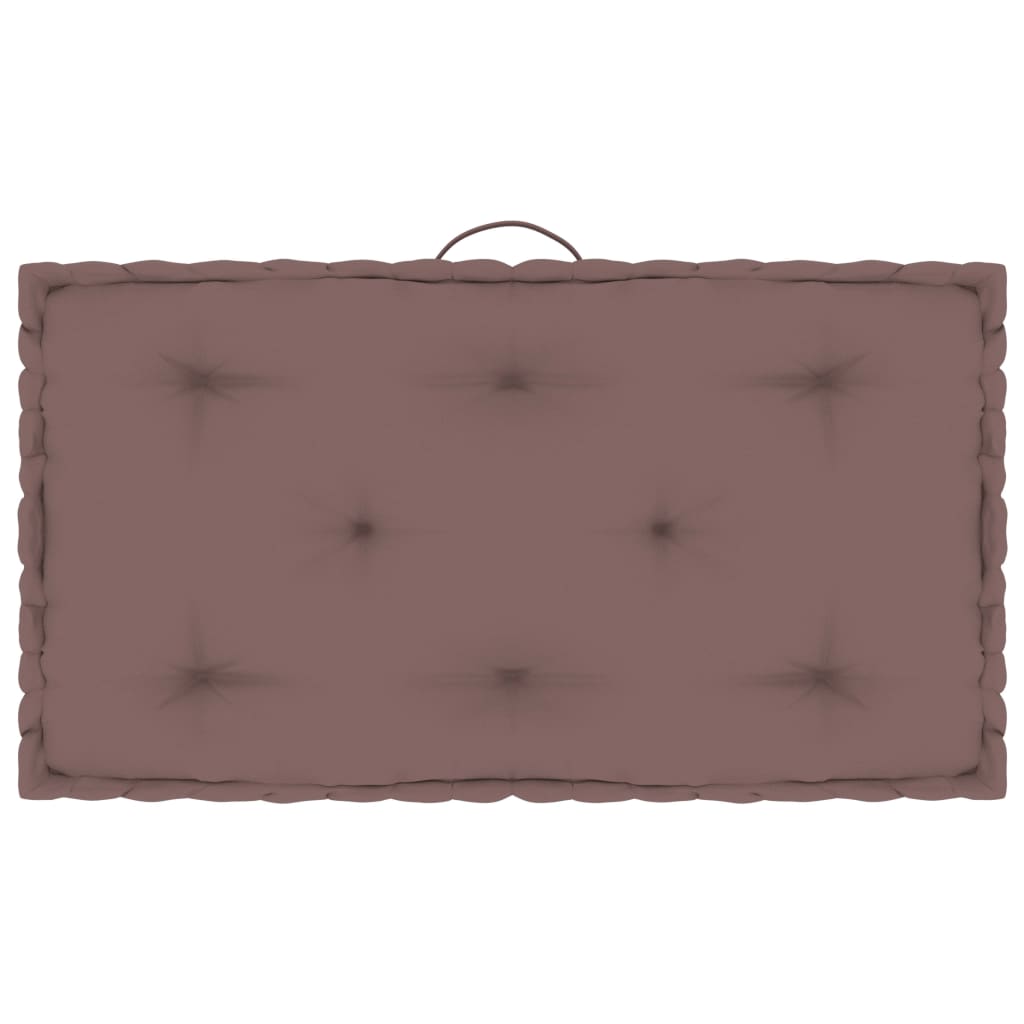 Cuscino per Pallet e Pavimento Talpa 73x40x7 cm in Cotone