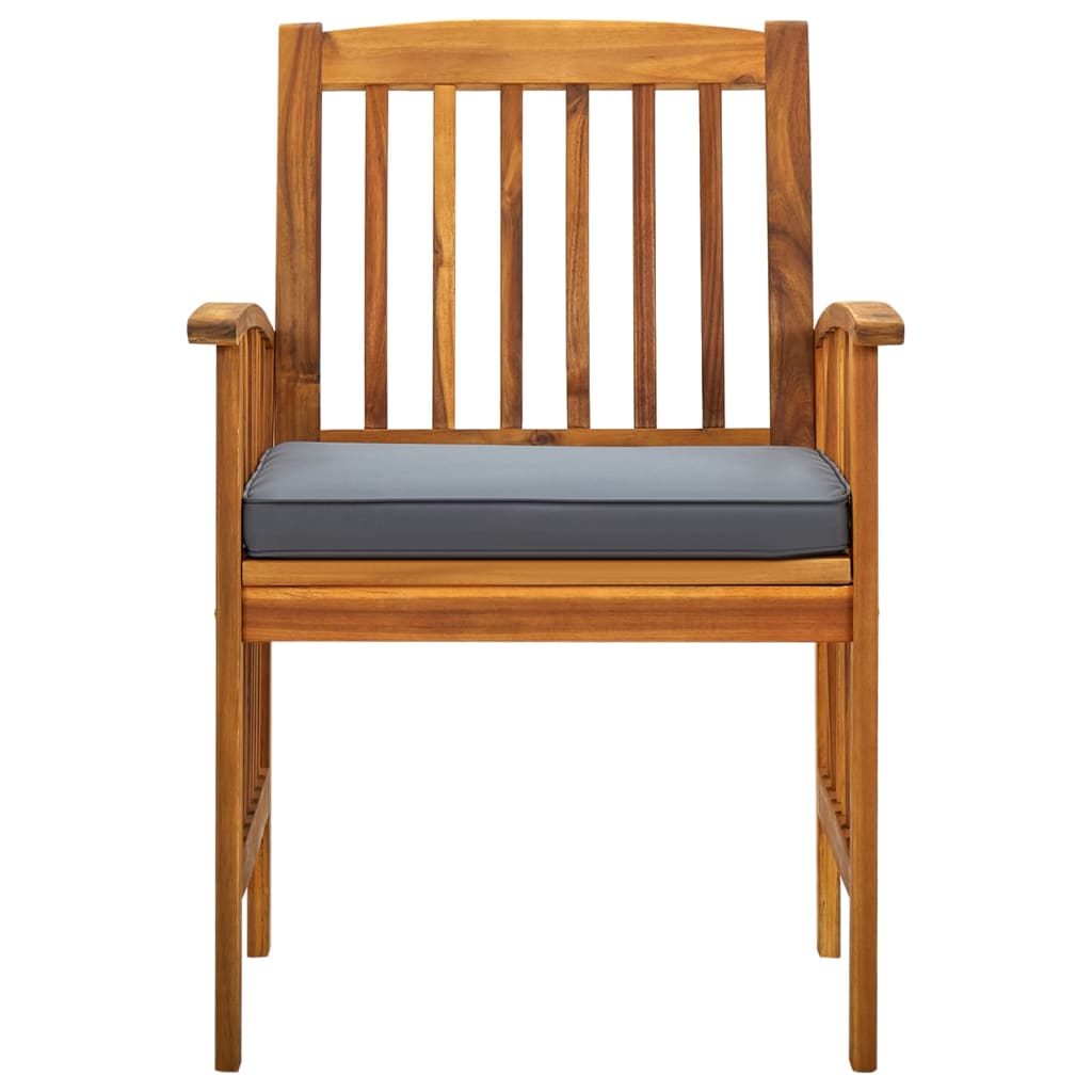 Set da Pranzo da Giardino 7 pz con Cuscini Massello di Acacia 3058089