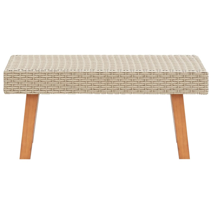 Set Divani da Giardino 2 pz con Cuscini in Polyrattan Beige 3059330