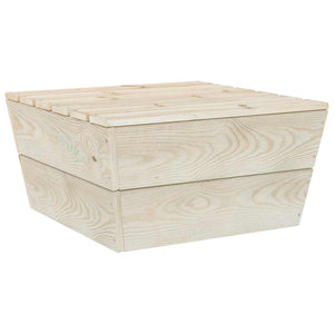 Tavolo da Giardino 60x60x30 cm in Legno di Abete Impregnato cod mxl 69028