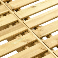 Lettino Prendisole Doppio in Legno di Pino Impregnato cod mxl 17136