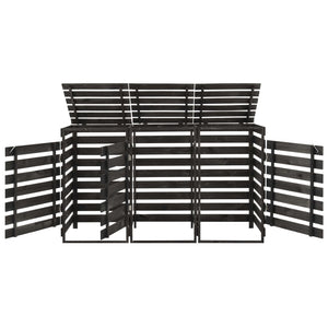 Copribidone Triplo 210x75x121 cm in Legno di Pino Verniciato 315412