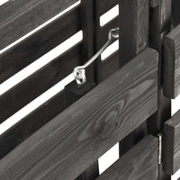 Copribidone Triplo 210x75x121 cm in Legno di Pino Verniciato 315412