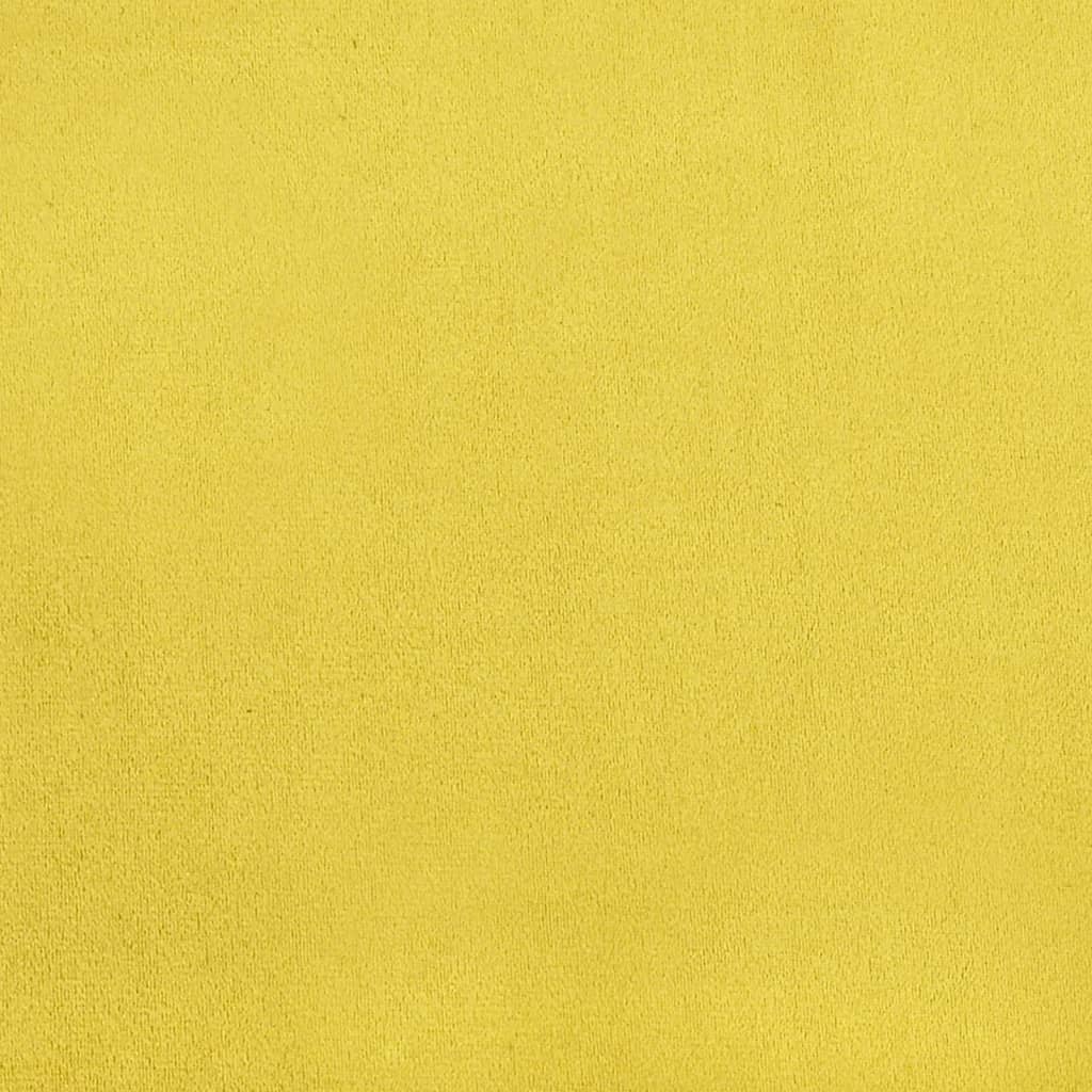 Sedie da Pranzo 2 pz Giallo Senape in Velluto cod mxl 14075