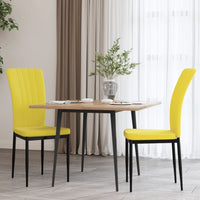 Sedie da Pranzo 2 pz Giallo Senape in Velluto cod mxl 14075