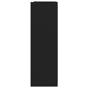 Armadietto con specchio da bagno 62,5 x 20,5 x 64 cm in truciolato nero 02_0006736