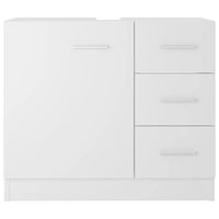 Mobile Sottolavabo Bianco 63x30x54 cm in Multistrato 804184
