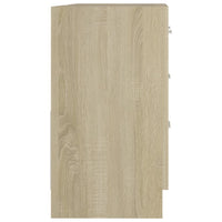 Mobile Sottolavabo Rovere Sonoma 63x30x54 cm Legno Multistrato 804187