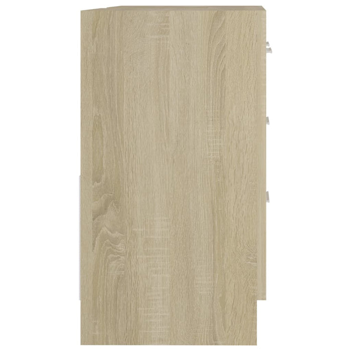 Mobile Sottolavabo Rovere Sonoma 63x30x54 cm Legno Multistrato 804187