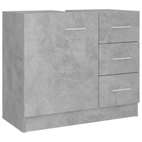 Mobile Sottolavabo Grigio Cemento 63x30x54 cm in Truciolato cod mxl 12417