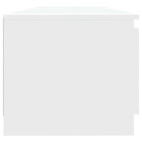 Mobile Porta TV con Luci LED Bianco 140x40x35,5 cm 804292