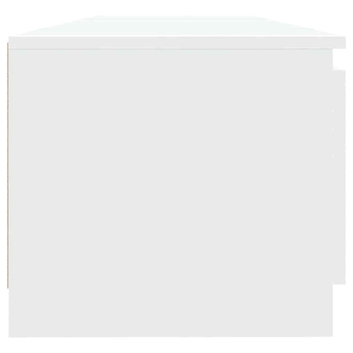 Mobile Porta TV con Luci LED Bianco 140x40x35,5 cm 804292