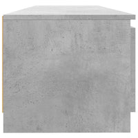 Mobile Porta TV con Luci LED Grigio Cemento 140x40x35,5 cm 804296