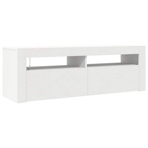 Mobile Porta TV con Luci LED Bianco 120x35x40 cm 804310