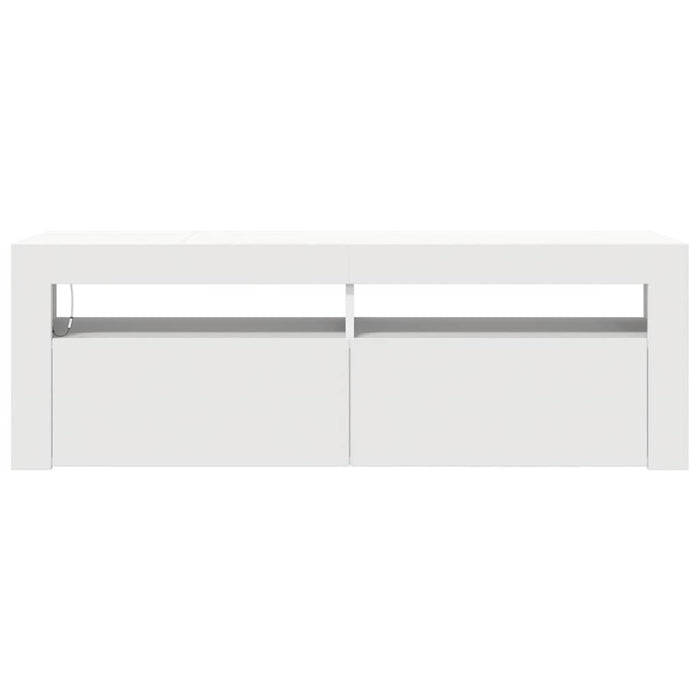 Mobile Porta TV con Luci LED Bianco 120x35x40 cm cod mxl 34029