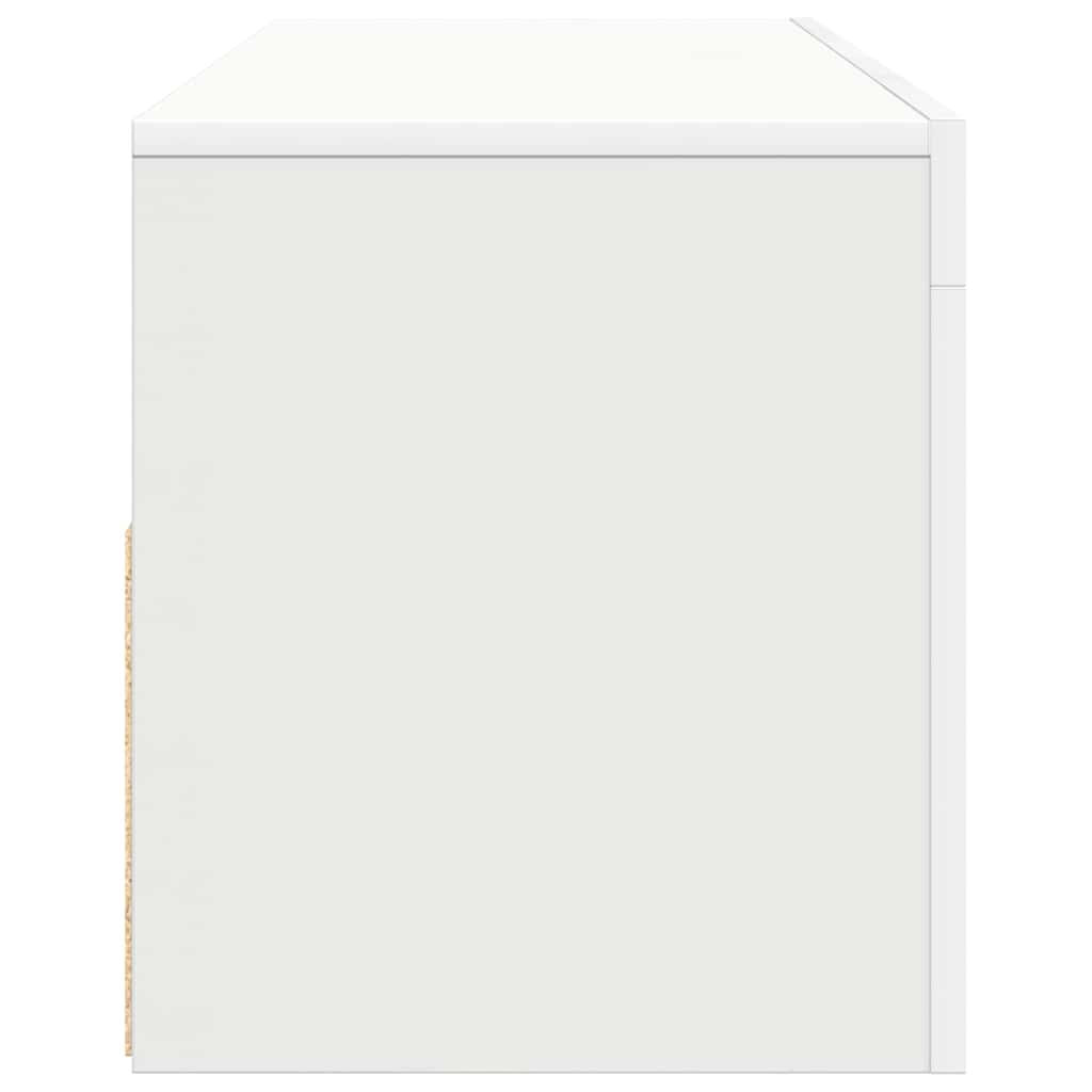 Mobile Porta TV con Luci LED Bianco 120x35x40 cm 804310