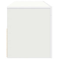 Mobile Porta TV con Luci LED Bianco 120x35x40 cm 804310