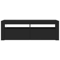 Mobile Porta TV con Luci LED Nero 120x35x40 cm cod mxl 34007