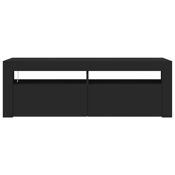 Mobile Porta TV con Luci LED Nero 120x35x40 cm cod mxl 34007