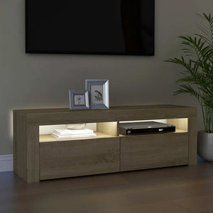 Mobile Porta TV con Luci LED Rovere Sonoma 120x35x40 cm cod mxl 6103