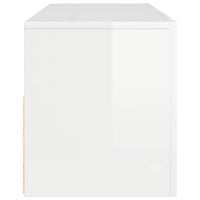Mobile Porta TV con Luci LED Bianco Lucido 120x35x40 cm cod mxl 54481