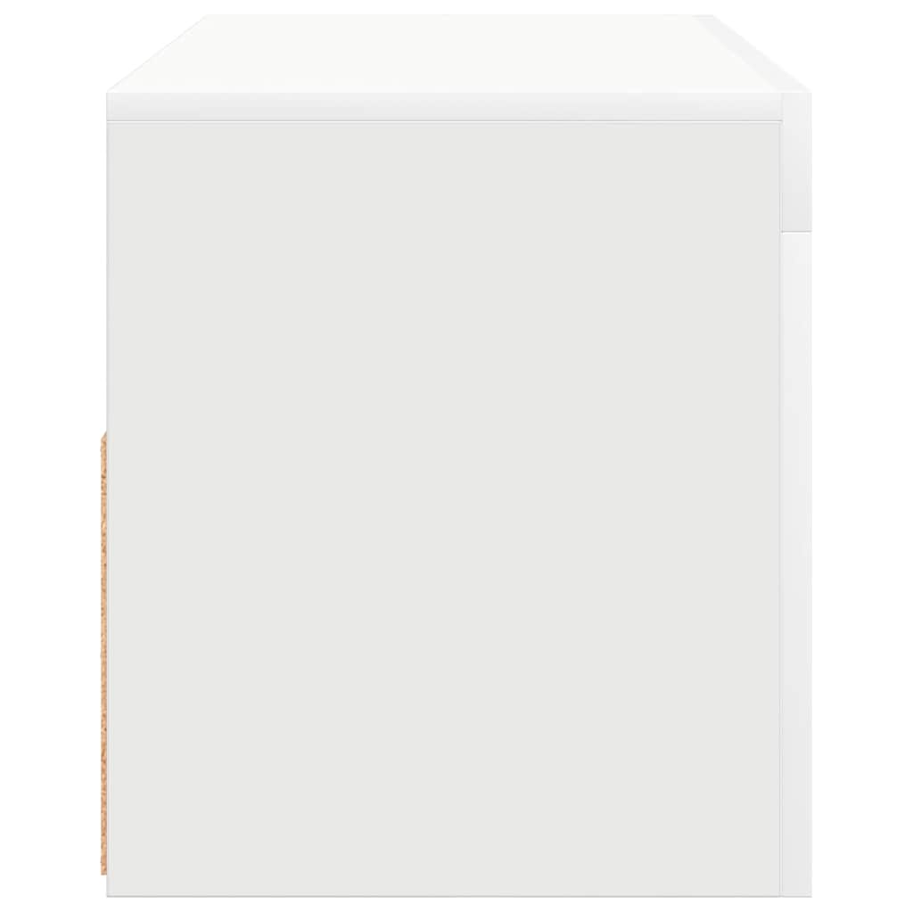 Mobile Porta TV con Luci LED Bianco 90x35x40 cm 804319