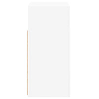 Credenza con Luci LED Bianca 80x35x75 cm 804328