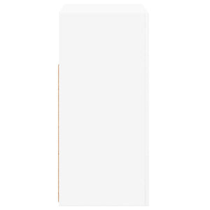 Credenza con Luci LED Bianca 80x35x75 cm 804328