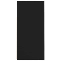 Credenza con Luci LED Nera 80x35x75 cm 804329