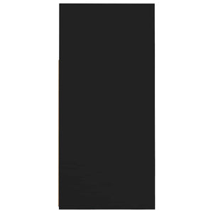 Credenza con Luci LED Nera 80x35x75 cm 804329