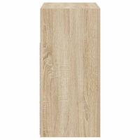 Credenza con Luci LED Rovere Sonoma 80x35x75 cm 804331