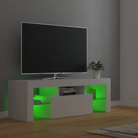 Mobile Porta TV con Luci LED Bianco 120x35x40 cm cod mxl 34040