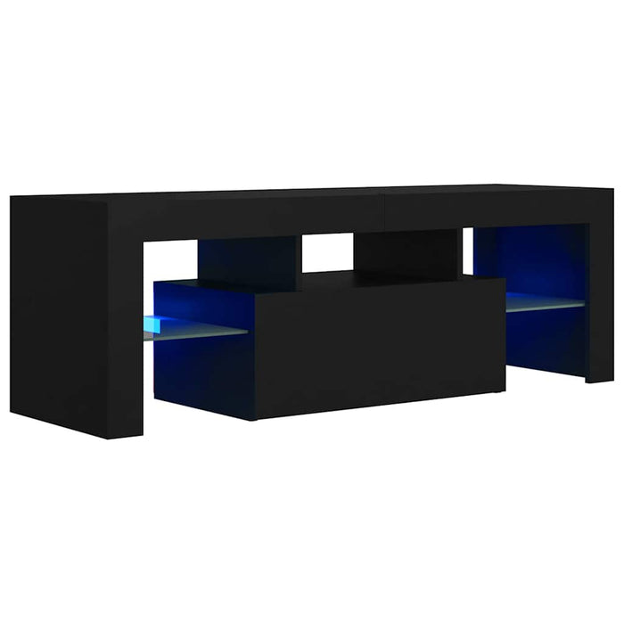 Mobile Porta TV con Luci LED Nero 120x35x40 cm cod mxl 52087