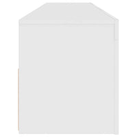 Mobile Porta TV con Luci LED Bianco 120x35x40 cm 804355