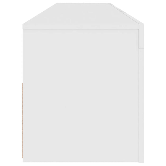 Mobile Porta TV con Luci LED Bianco 120x35x40 cm 804355