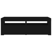 Mobile Porta TV con Luci LED Nero 120x35x40 cm cod mxl 34049