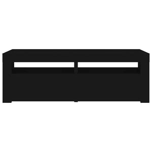 Mobile Porta TV con Luci LED Nero 120x35x40 cm cod mxl 34049