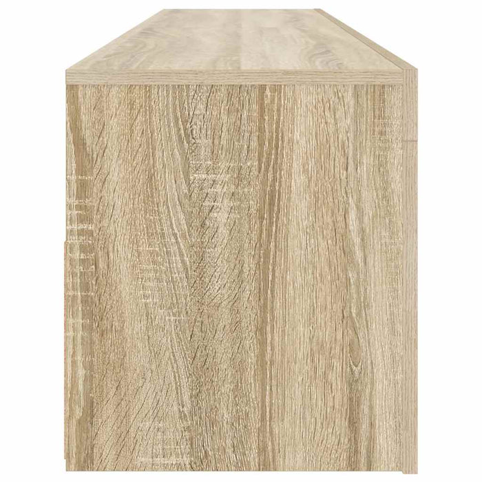 Mobile Porta TV con Luci LED Rovere Sonoma 120x35x40 cm 804358