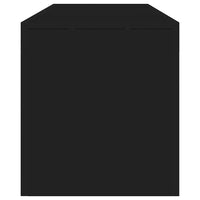 Mobile Porta TV con Luci LED Nero 140x36,5x40 cm 804365