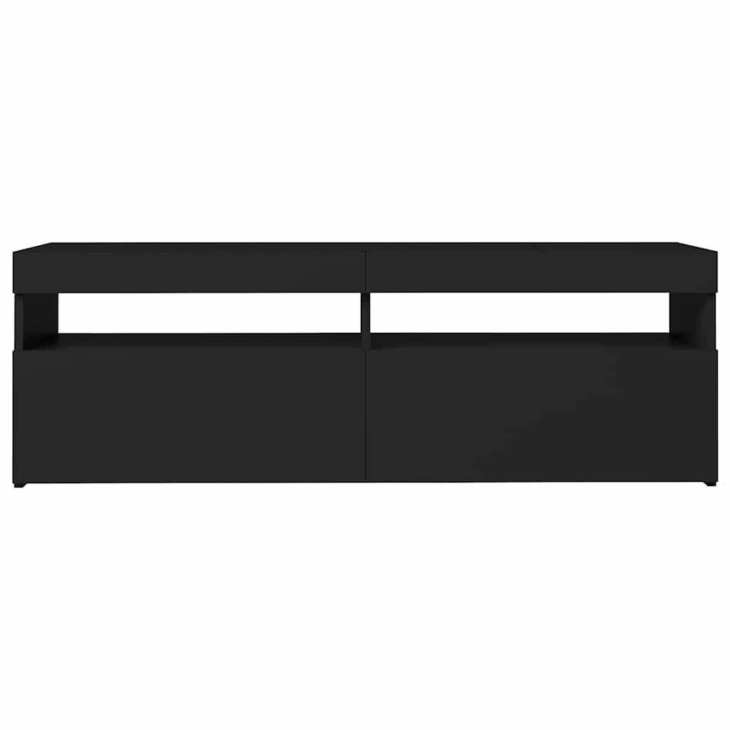 Mobile Porta TV con Luci LED Nero 120x35x40 cm 804374