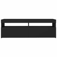 Mobile Porta TV con Luci LED Nero 120x35x40 cm 804374