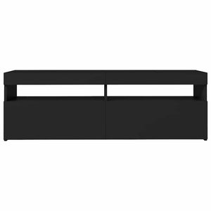 Mobile Porta TV con Luci LED Nero 120x35x40 cm 804374