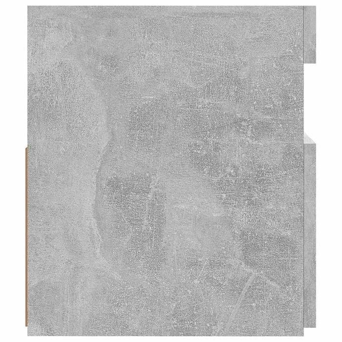 Mobile Porta TV con Luci LED Grigio Cemento 120x35x40 cm 804377