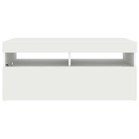 Mobile Porta TV con Luci LED Bianco 90x35x40 cm cod mxl 64212