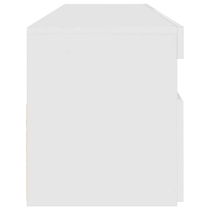 Mobile Porta TV con Luci LED Bianco 90x35x40 cm cod mxl 64212