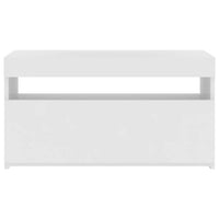 Mobile Porta TV con Luci LED Bianco 75x35x40 cm cod mxl 9140