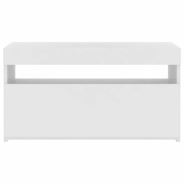 Mobile Porta TV con Luci LED Bianco 75x35x40 cm cod mxl 9140