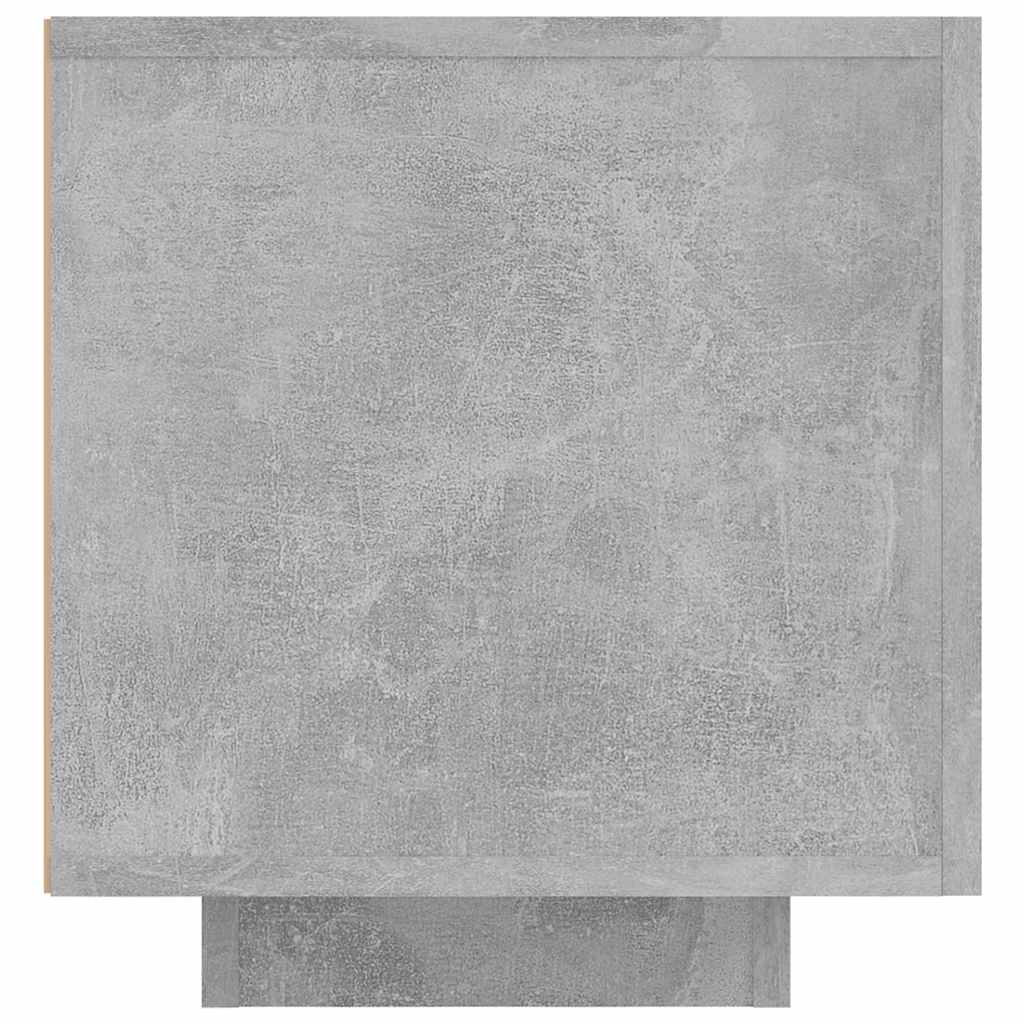 Mobile Porta TV con Luci LED Grigio Cemento 160x35x40 cm 804431