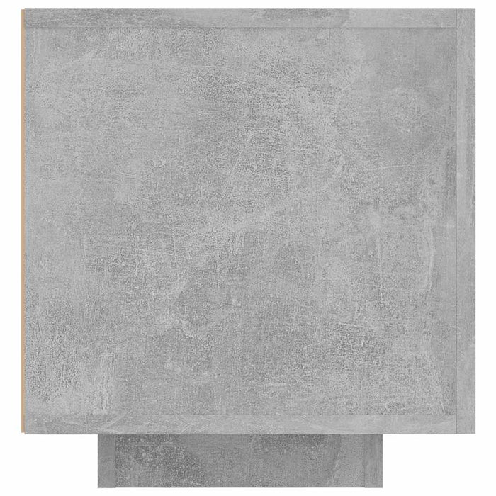 Mobile Porta TV con Luci LED Grigio Cemento 160x35x40 cm 804431